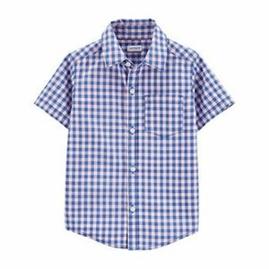 Carter's Blue & Pink Gingham Button Up